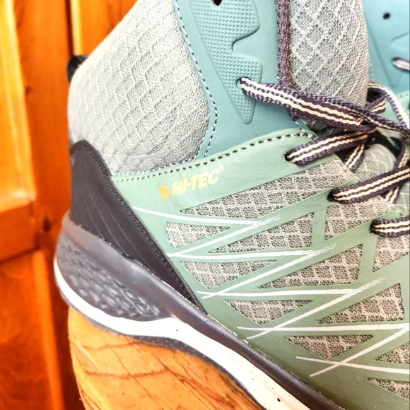 HI-TEC MENS DESTROYER MID TRAIL HIKING BOOTS-MENS SIZE 11 - Picture 3 of 11